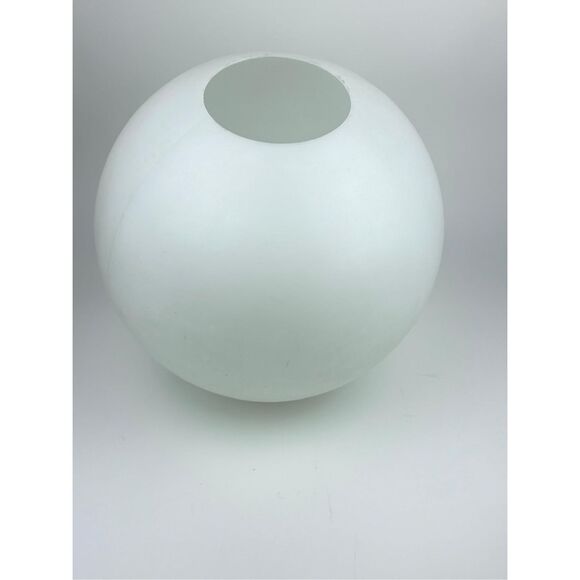 Vtg MCM Bakelite Style Globe Orb Table Accent Lamp Light w/ Aluminum Base Large - Picture 10 of 14